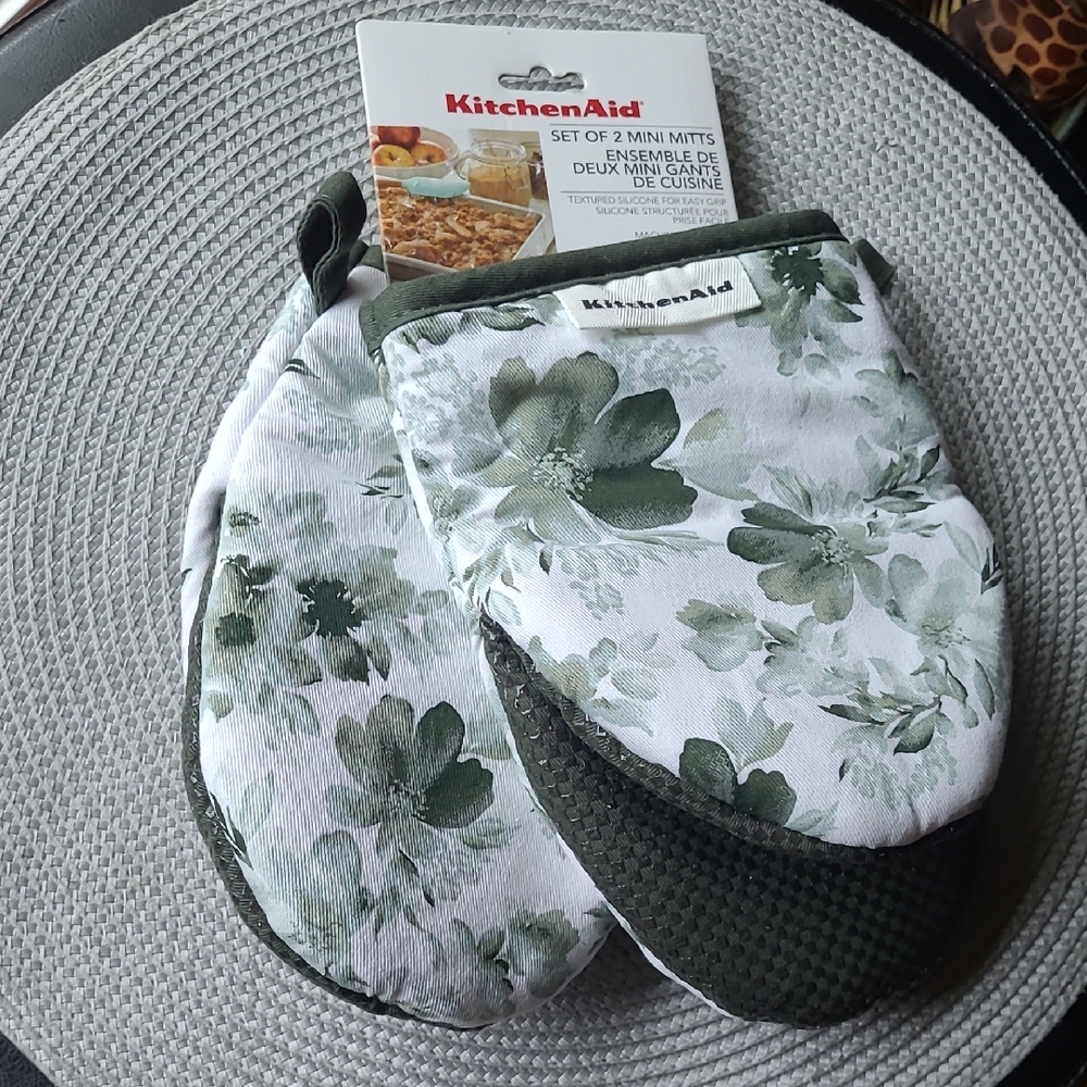 KitchenAid Floral Mini Mitts Set
